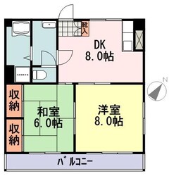 第２角柳マンションの物件間取画像